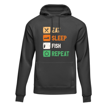 Eat Sleep Fishing Repeat Unisex Hoodie